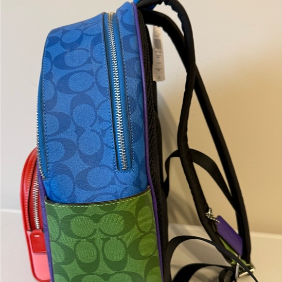 Coach Court Backpack In Blocked Signature Canvas
— - Picture 5 of 9